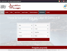 Tablet Screenshot of immobiliaremenaggio.com
